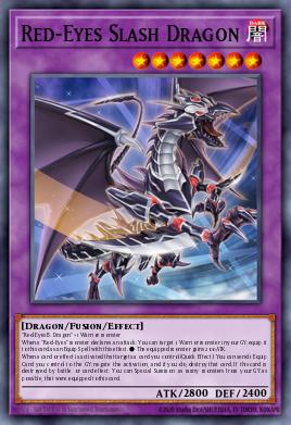 Red-Eyes Slash Dragon Yu-Gi-Oh card