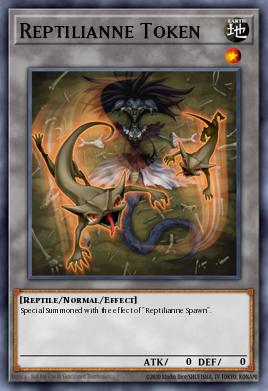 Reptilianne Token Yu-Gi-Oh card