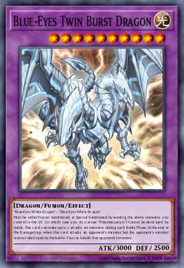 Blue-Eyes Twin Burst Dragon Yu-Gi-Oh card