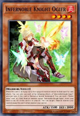 Infernoble Knight Ogier Yu-Gi-Oh card