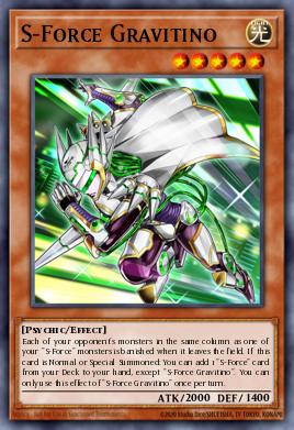 S-Force Gravitino Yu-Gi-Oh card
