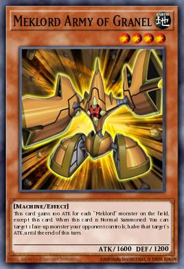 Meklord Army of Granel Yu-Gi-Oh card