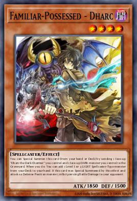 Familiar-Possessed - Dharc Yu-Gi-Oh card