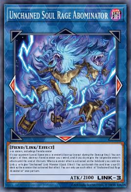Unchained Soul Rage Abominator Yu-Gi-Oh card