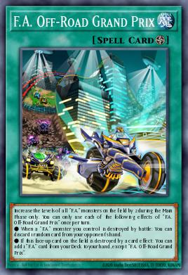 F.A. Off-Road Grand Prix Yu-Gi-Oh card