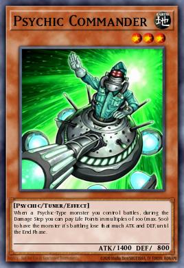 Psychic Commander Yu-Gi-Oh card