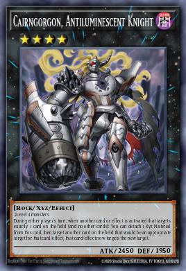 Cairngorgon, Antiluminescent Knight Yu-Gi-Oh card