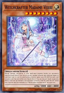 Witchcrafter Madame Verre Yu-Gi-Oh card