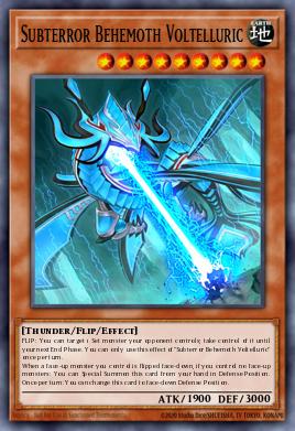 Subterror Behemoth Voltelluric Yu-Gi-Oh card