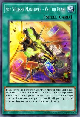 Sky Striker Maneuver - Vector Blast Yu-Gi-Oh card