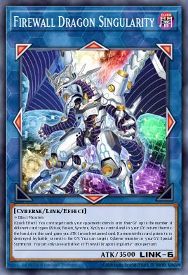 Firewall Dragon Singularity Yu-Gi-Oh card