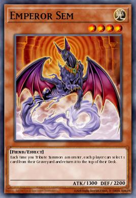 Emperor Sem Yu-Gi-Oh card