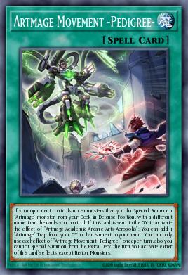 Artmage Movement -Pedigree- Yu-Gi-Oh card