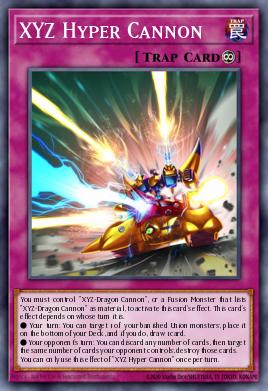 XYZ Hyper Cannon Yu-Gi-Oh card