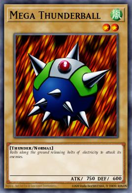 Mega Thunderball Yu-Gi-Oh card