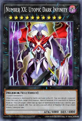 Number XX: Utopic Dark Infinity Yu-Gi-Oh card