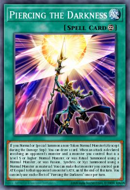 Piercing the Darkness Yu-Gi-Oh card