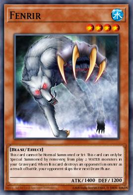 Fenrir Yu-Gi-Oh card
