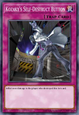 Kozaky's Self-Destruct Button Yu-Gi-Oh card