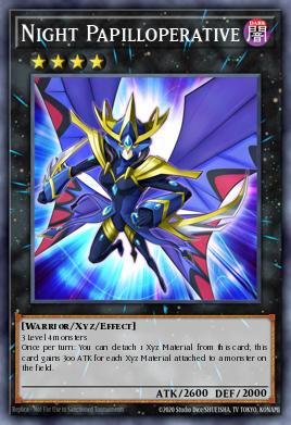 Night Papilloperative Yu-Gi-Oh card
