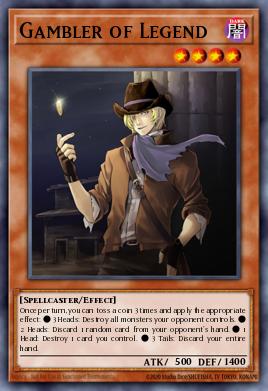 Gambler of Legend Yu-Gi-Oh card