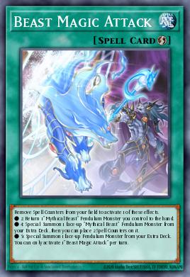 Beast Magic Attack Yu-Gi-Oh card