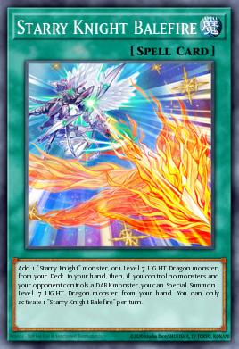 Starry Knight Balefire Yu-Gi-Oh card
