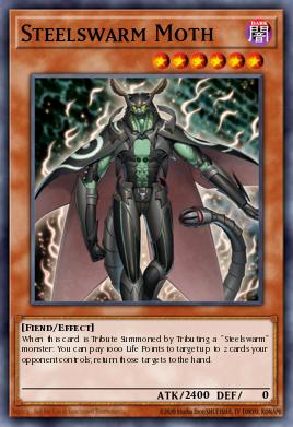 Steelswarm Moth Yu-Gi-Oh card