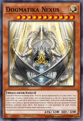 Dogmatika Nexus Yu-Gi-Oh card