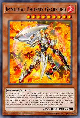 Immortal Phoenix Gearfried Yu-Gi-Oh card
