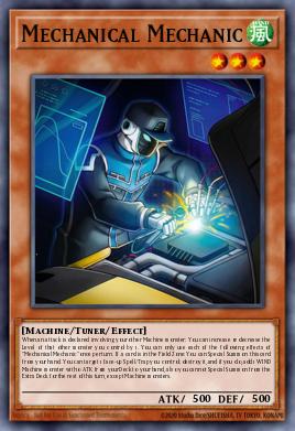 Mechanical Mechanic Yu-Gi-Oh card