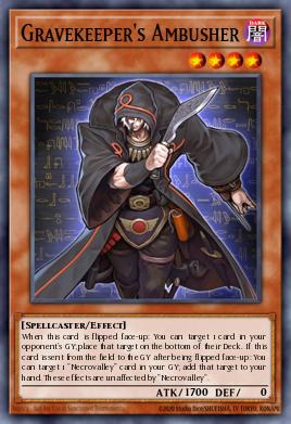 Gravekeeper's Ambusher Yu-Gi-Oh card