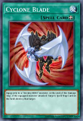 Cyclone Blade Yu-Gi-Oh card