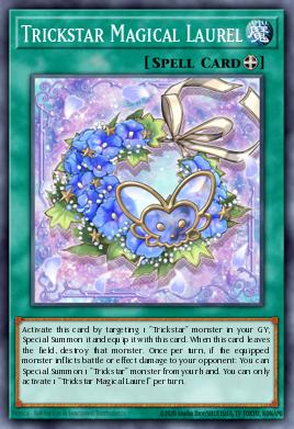 Trickstar Magical Laurel Yu-Gi-Oh card