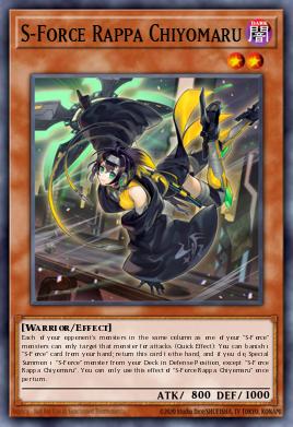 S-Force Rappa Chiyomaru Yu-Gi-Oh card