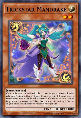 Trickstar Mandrake Yu-Gi-Oh card
