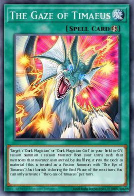 The Gaze of Timaeus Yu-Gi-Oh card