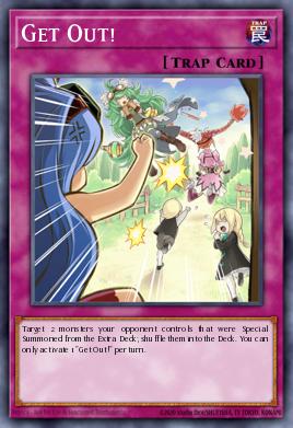 Get Out! Yu-Gi-Oh card