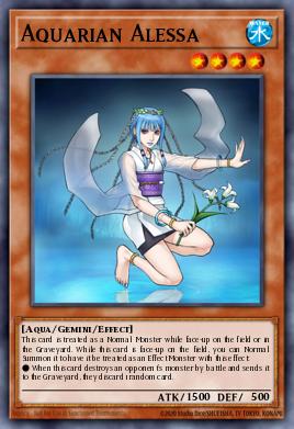 Aquarian Alessa Yu-Gi-Oh card