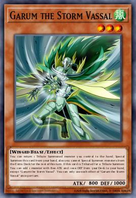 Garum the Storm Vassal Yu-Gi-Oh card