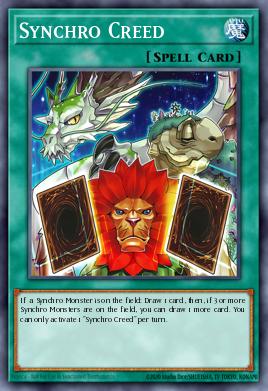 Synchro Creed Yu-Gi-Oh card