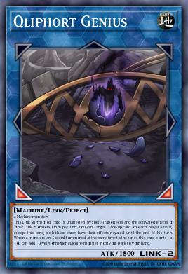 Qliphort Genius Yu-Gi-Oh card