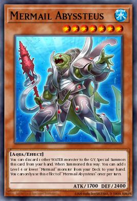 Mermail Abyssteus Yu-Gi-Oh card