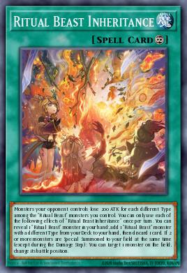 Ritual Beast Inheritance Yu-Gi-Oh card