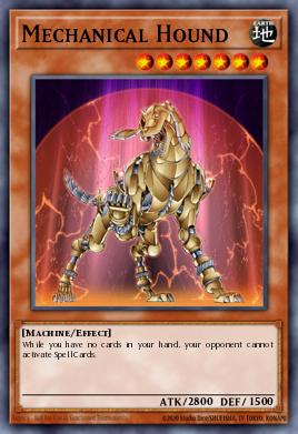 Mechanical Hound Yu-Gi-Oh card