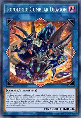 Topologic Gumblar Dragon Yu-Gi-Oh card