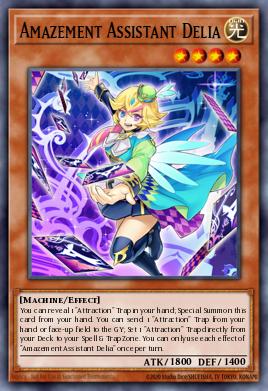 Amazement Assistant Delia Yu-Gi-Oh card