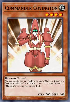Commander Covington Yu-Gi-Oh card
