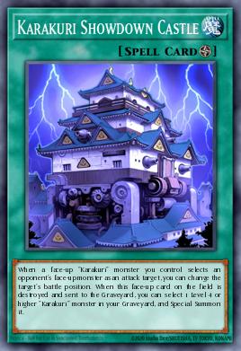 Karakuri Showdown Castle Yu-Gi-Oh card