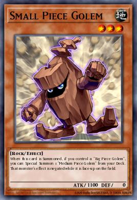 Small Piece Golem Yu-Gi-Oh card